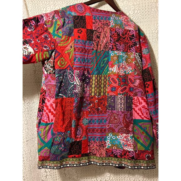 O-nelue Multi-color Jacket/Blazer Women’s 4XL, boho, Cultural Hippie - Picture 7 of 9